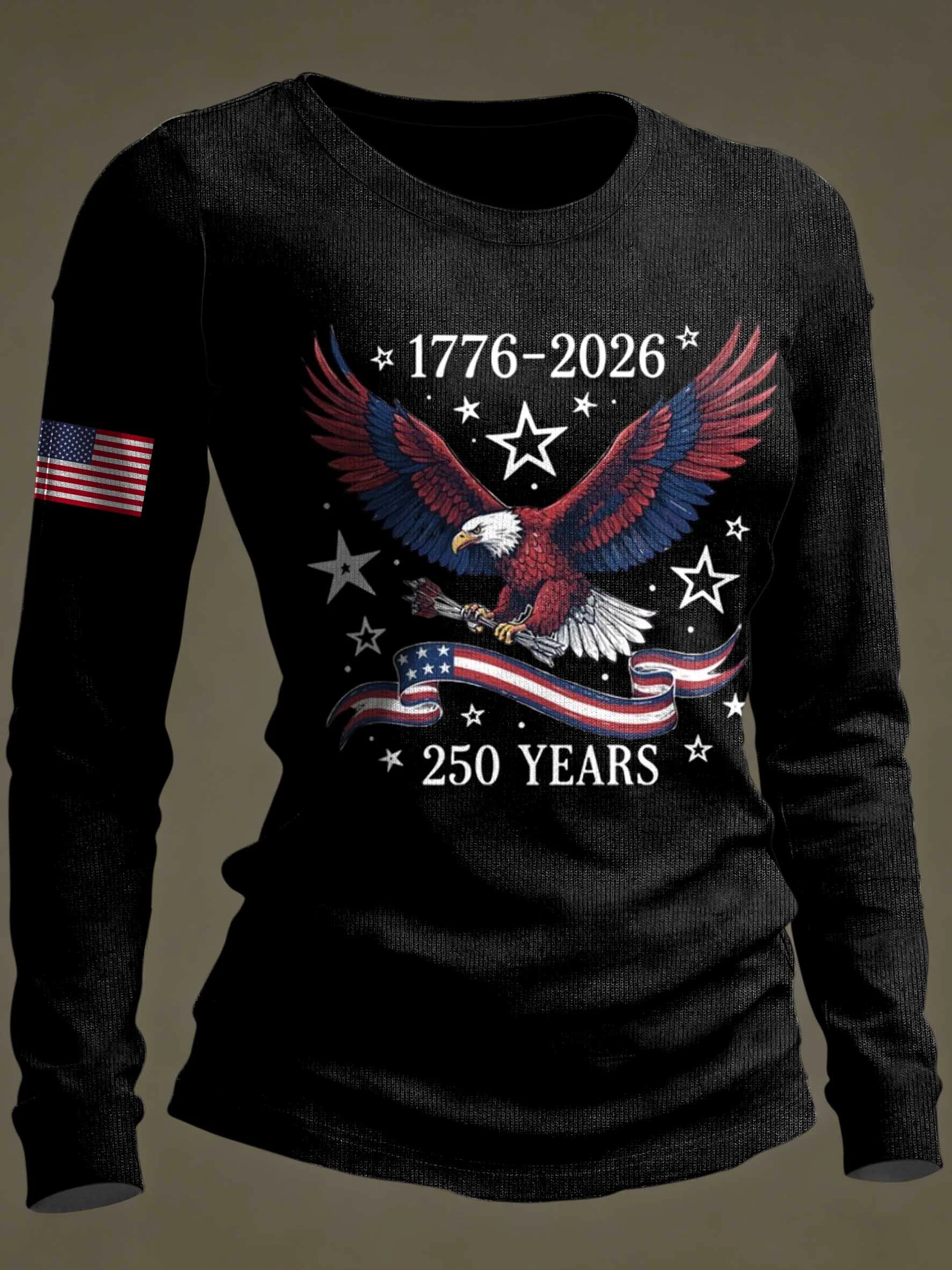 Women's 250th Anniversary Casual Printed Top
