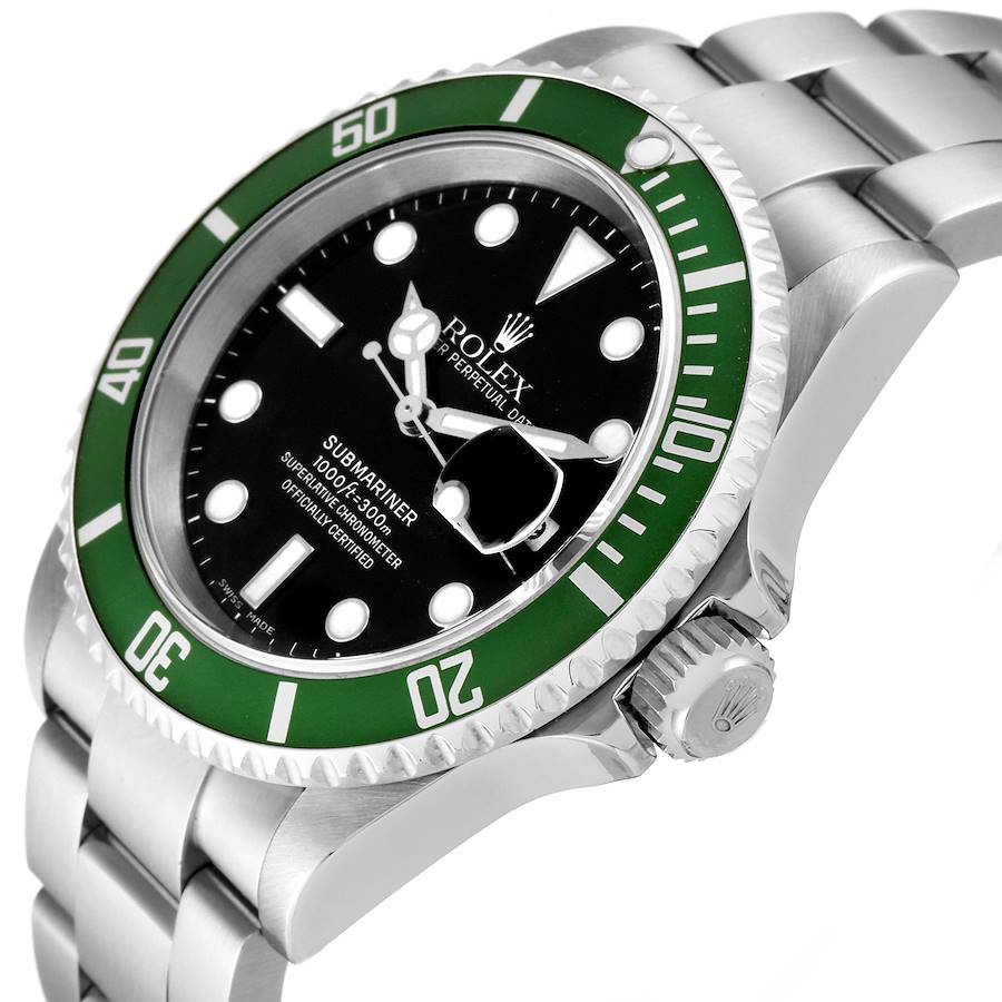 Rolex Submariner Hulk Bezel Steel Mens Watch 116610LV/116610LN
