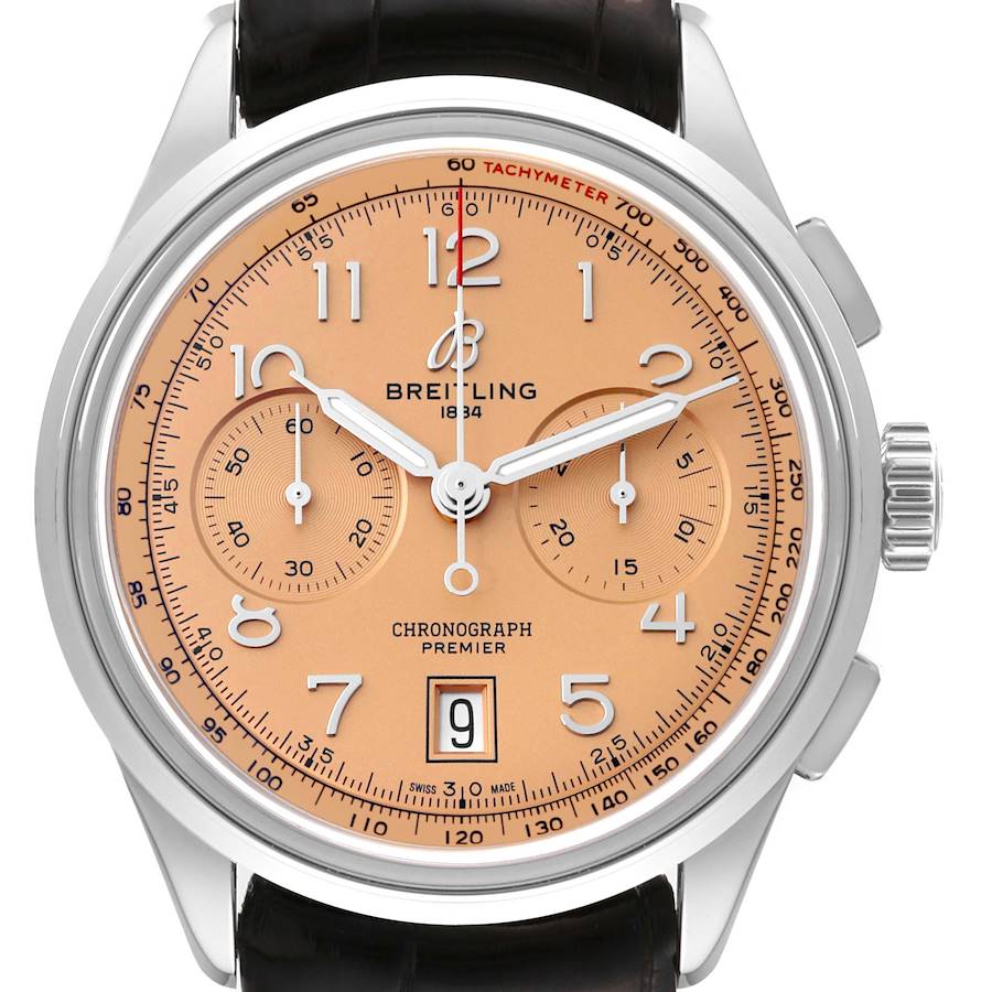 Breitling Premier B01 Chronograph 42 Steel Mens Watch AB0145