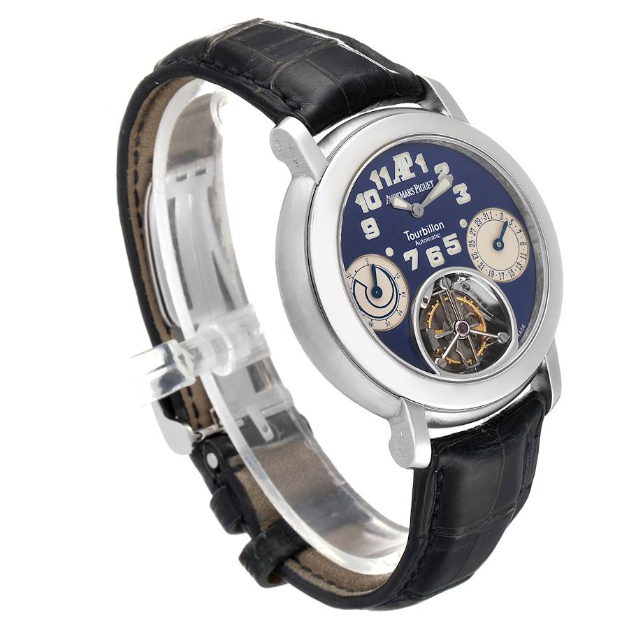 Audemars Piguet Jules Audemars Tourbillon Platinum Mens Watch 25964PT