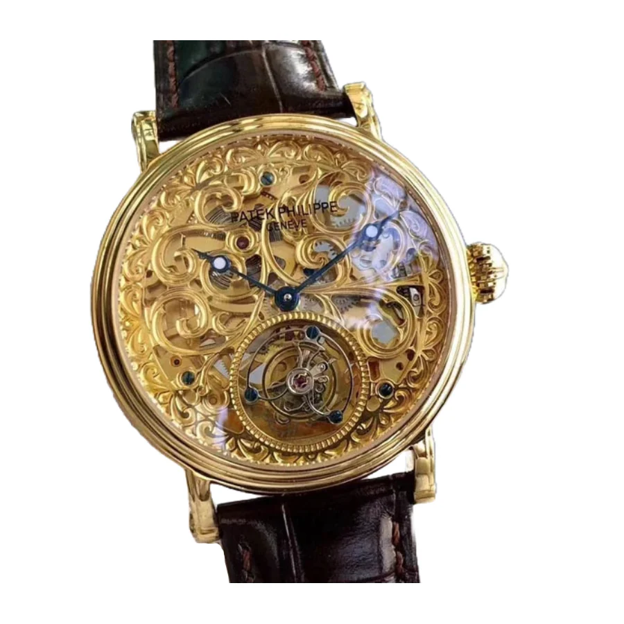 Patek Philippe Tourbillon Super Clone Yellow Gold P83000