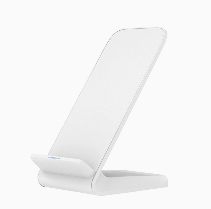 Minimalist White Vertical Wireless Charger