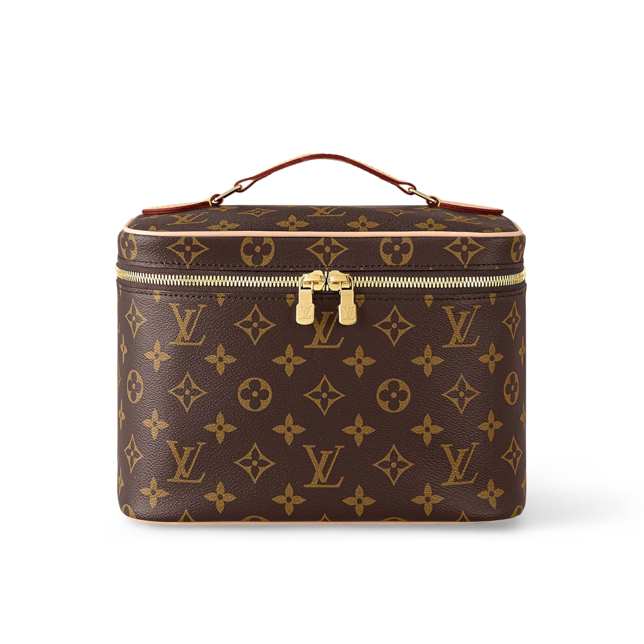 Louis Vuitton Nice BB Monogram Canvas Vanity Case Brown 24cm M42265