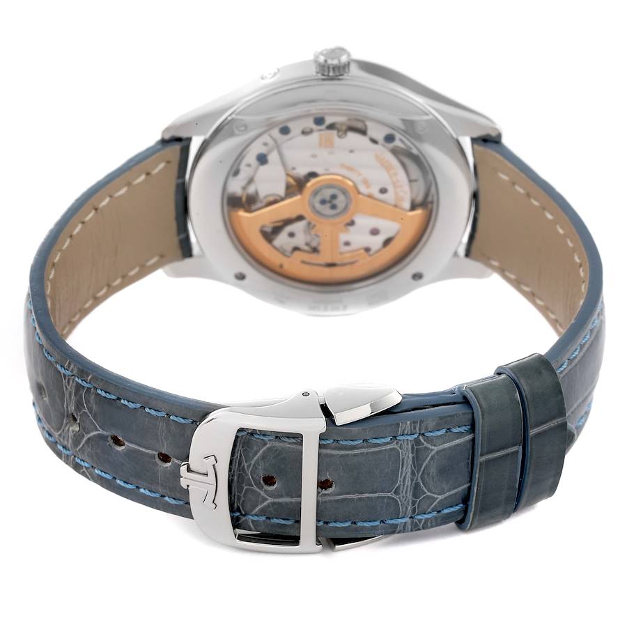 Jaeger LeCoultre Master Ultra Thin Moon Steel Mens Watch 145.8.64.S Q1258420