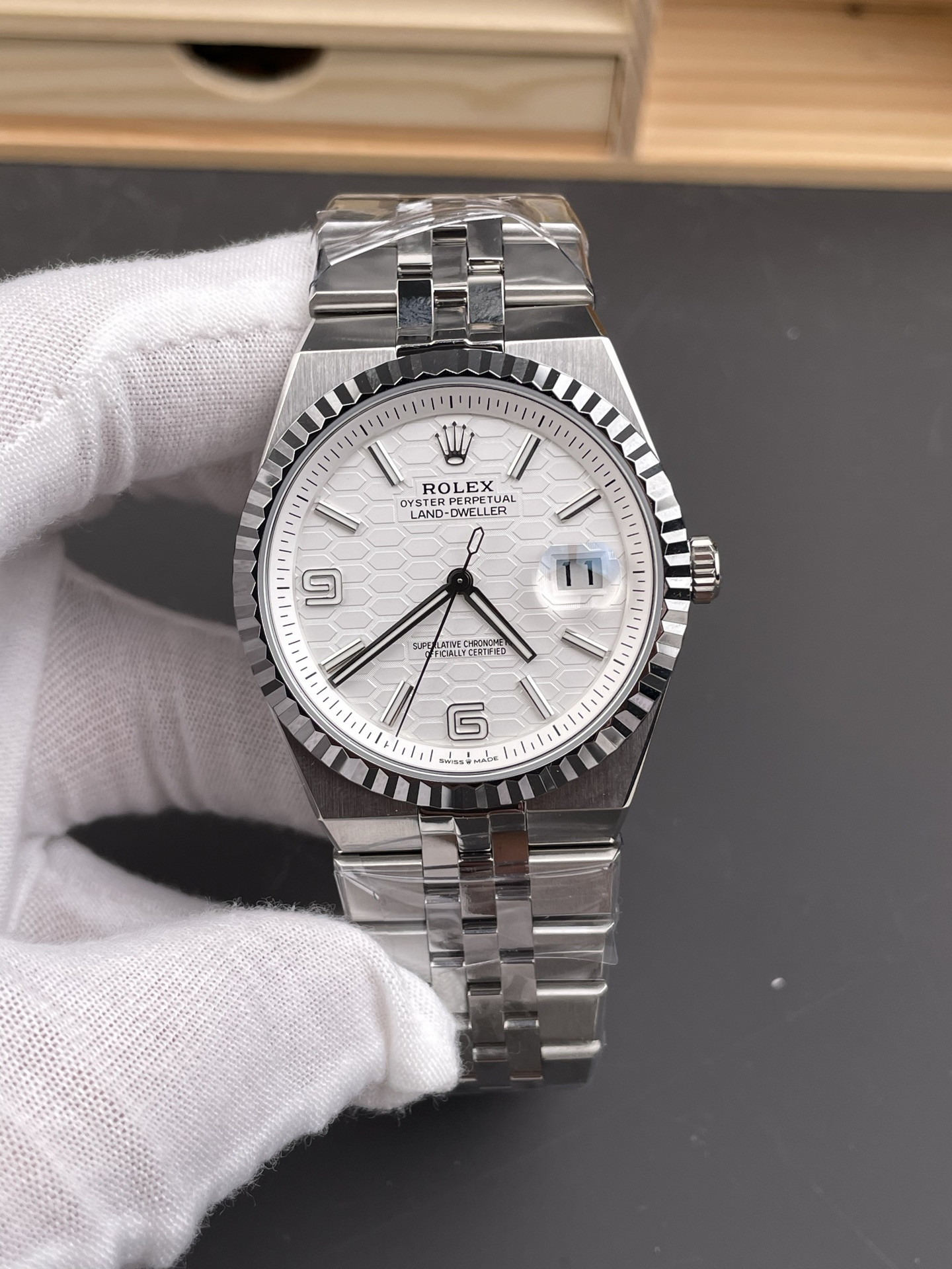 Land-Dweller White Dial