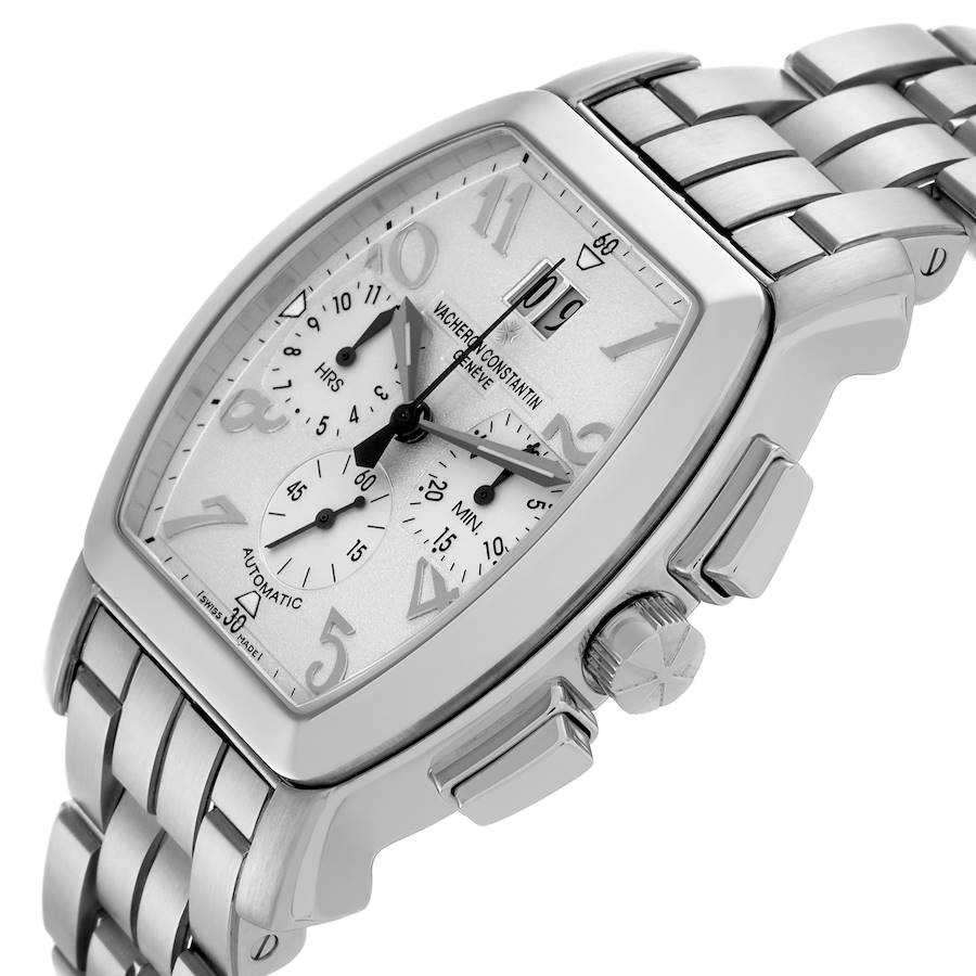 Vacheron Constantin Royal Eagle Chronograph Silver Dial Steel Mens Watch 49145
