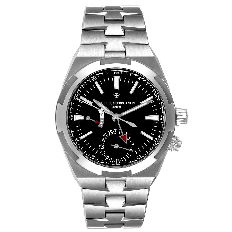 Vacheron Constantin Overseas Dual Time Steel Mens Watch 7900V