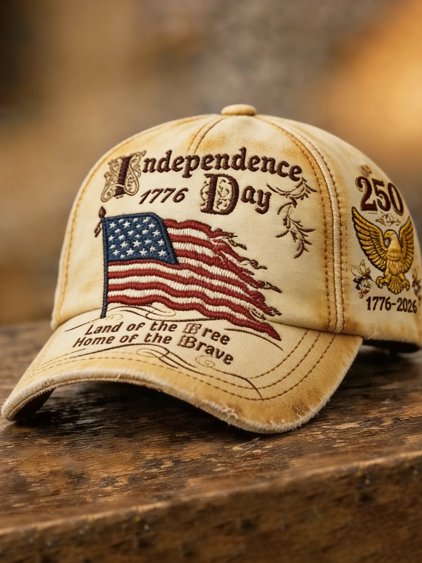 American 250th Anniversary Celebration Baseball Cap