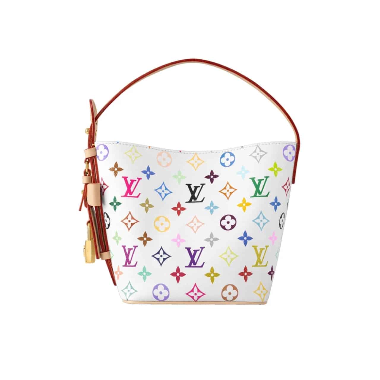 Louis Vuitton X Takashi Murakami All In BB White Multicolored 16cm M13089
