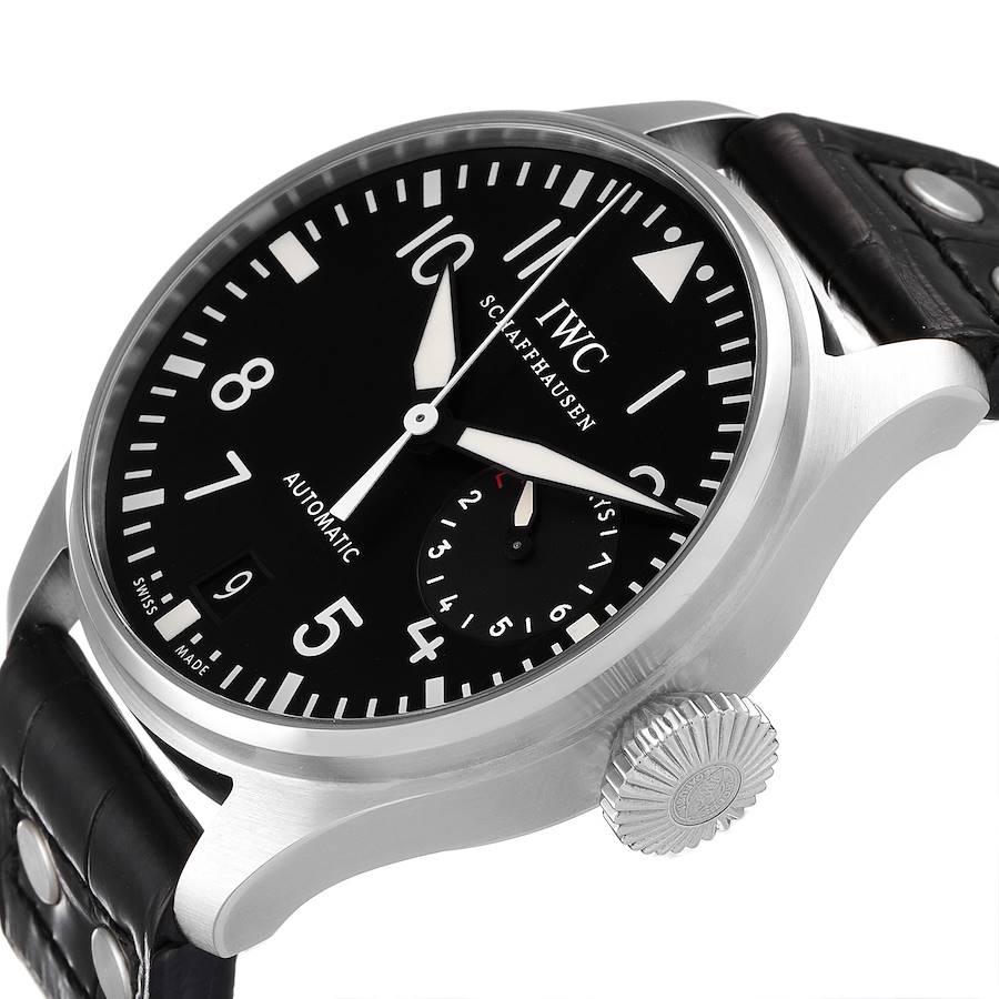 IWC Big Pilots 46mm Black Dial Automatic Steel Mens Watch IW500401
