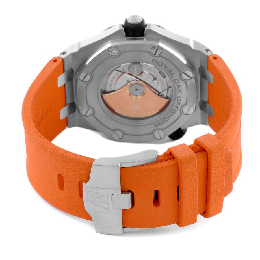 Audemars Piguet Royal Oak Offshore Diver Black Dial Steel Mens Watch 15710ST