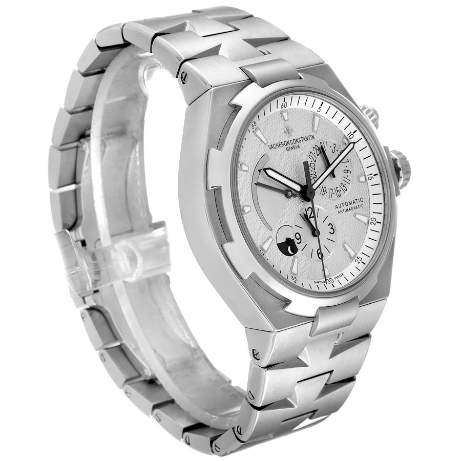 Vacheron Constantin Overseas Dual Time Silver Dial Mens Watch 47450