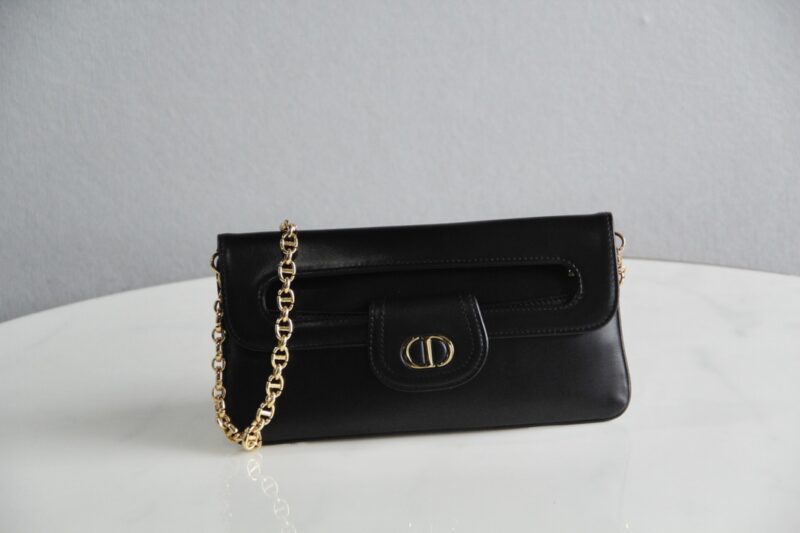 Replica Dior Double Bag Black
