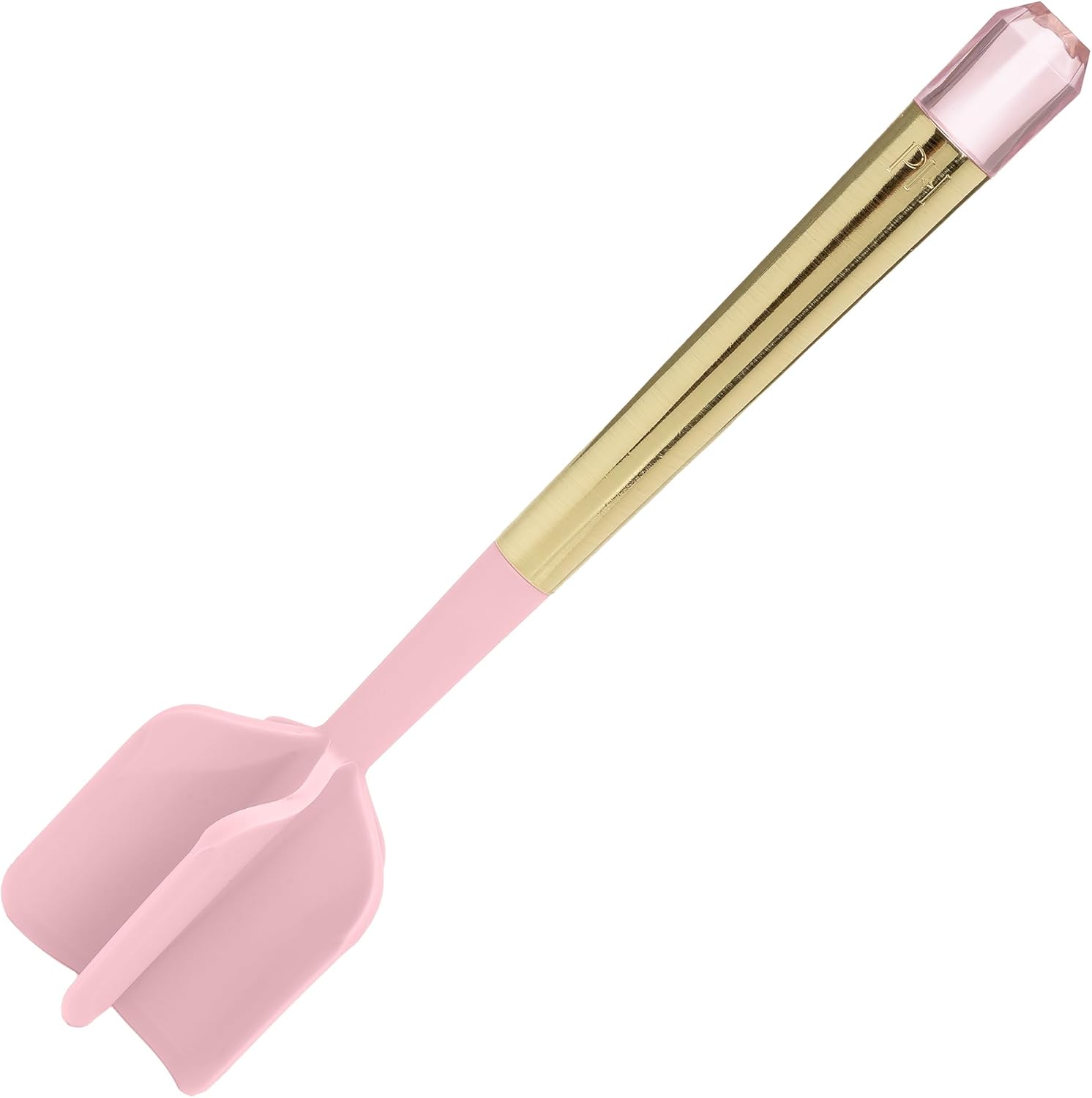 Meat Chopper with Pink Jewel Shaped Handle, Heat-Resistant up to 400°F, Dishwasher Safe Kitchen Tools and Utensil, Pink and Gold
