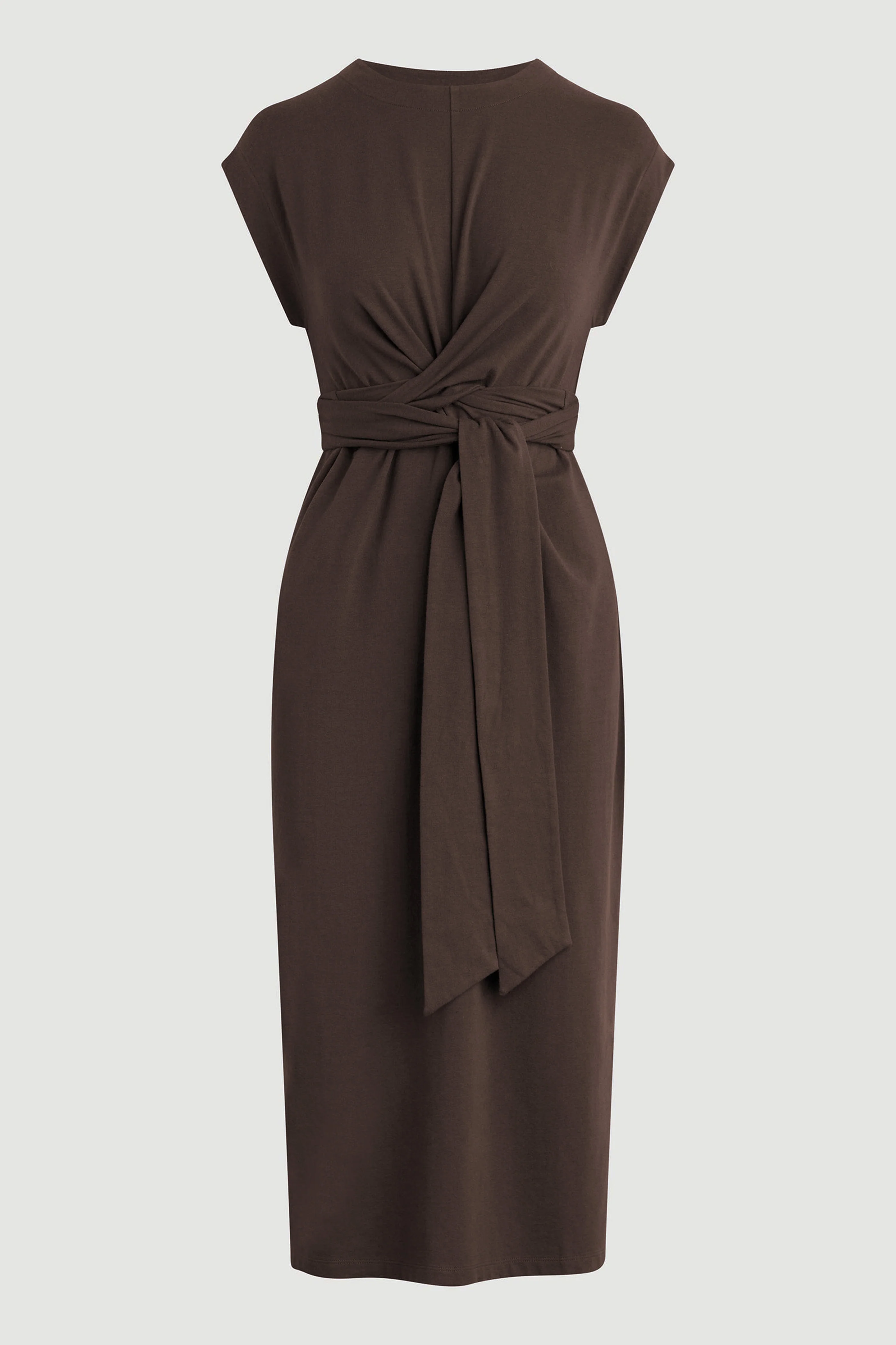 Fei Tie-Front Organic Cotton Dress (Petite)