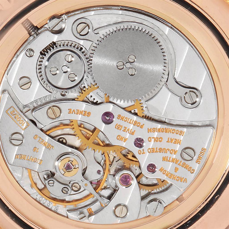 Vacheron Constantin Patrimony 18K Rose Gold Ultra Thin Mens Watch 33093