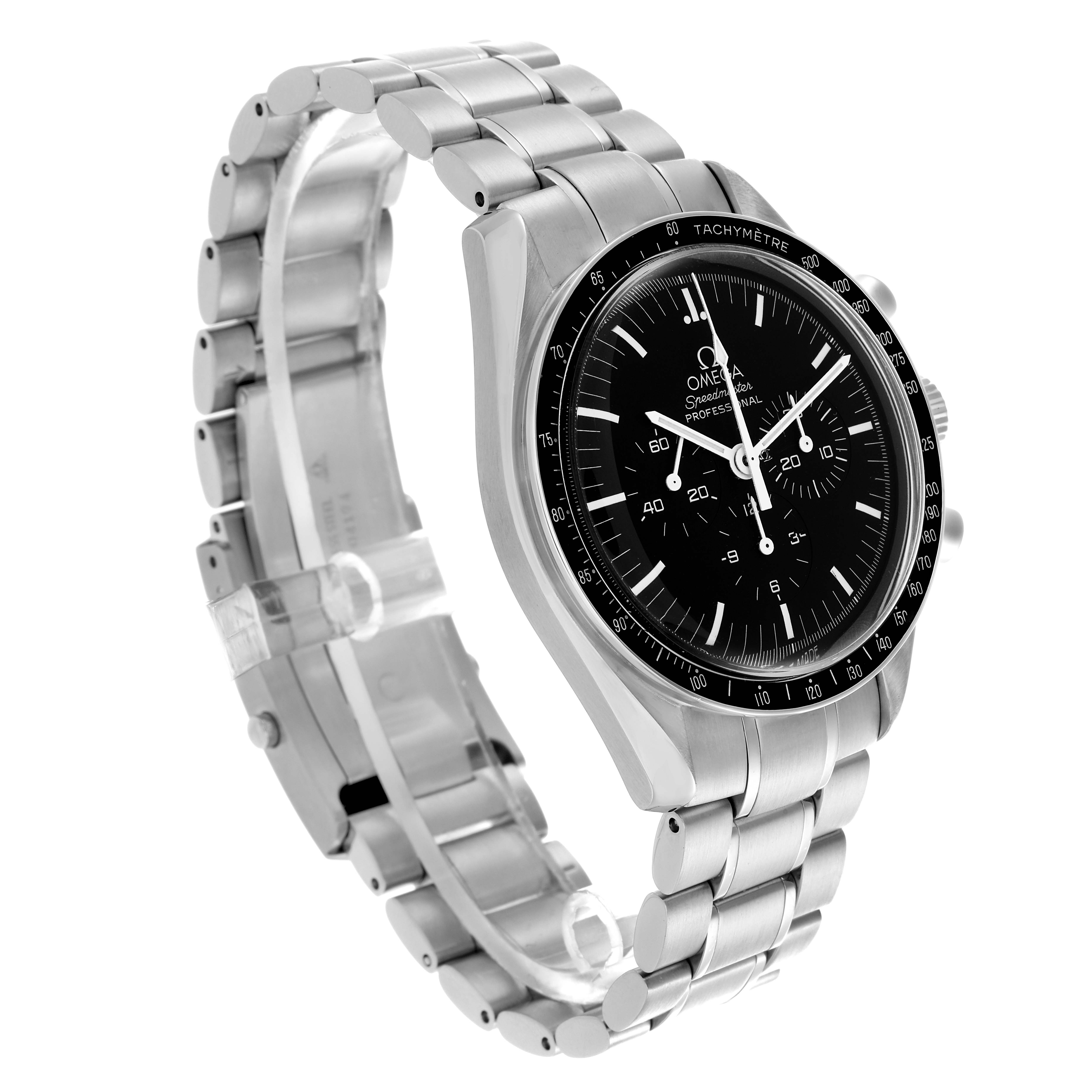 Omega Speedmaster Moonwatch Hesalite Steel Mens Watch 42.0 MM 3572.50.00