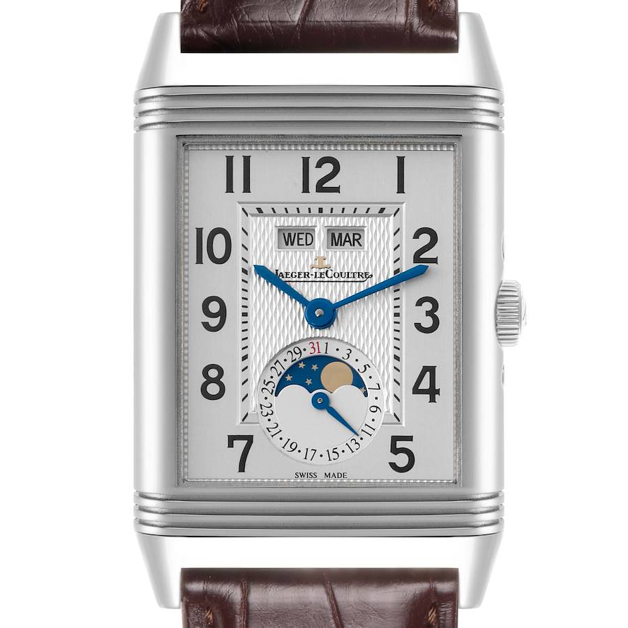 Jaeger LeCoultre Grande Reverso Steel Mens Watch 273.8.84 Q3758420