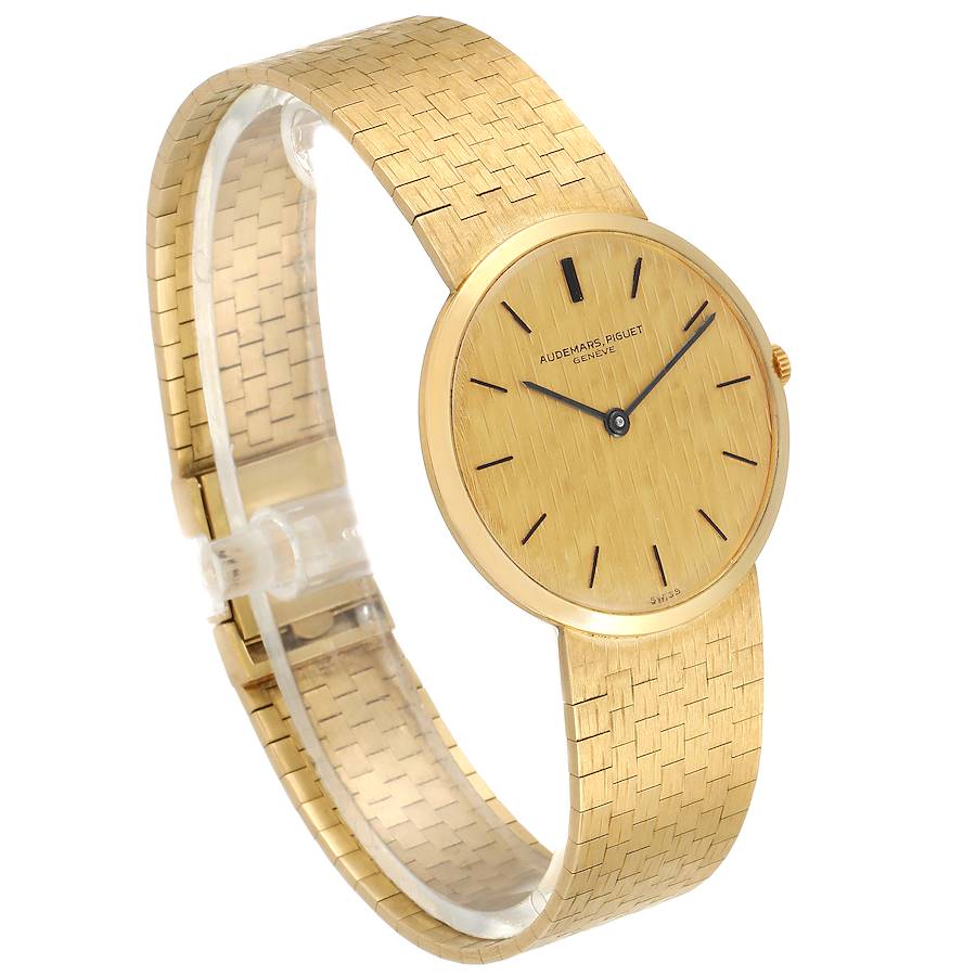 Audemars Piguet Yellow Gold Vintage Mens Watch 3445