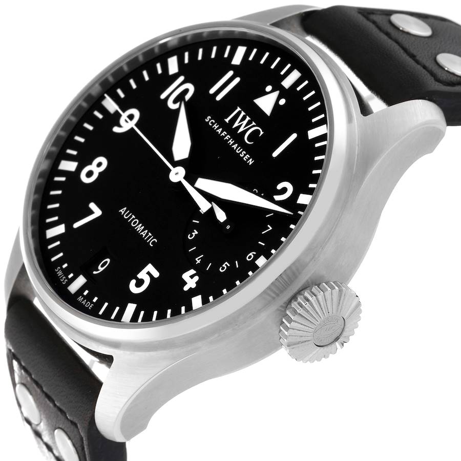 IWC Big Pilots Black Dial Automatic Steel Mens Watch IW501001