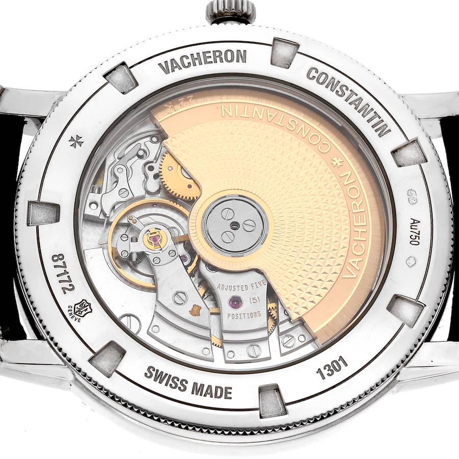 Vacheron Constantin Traditionnelle White Gold Mens Watch 87172