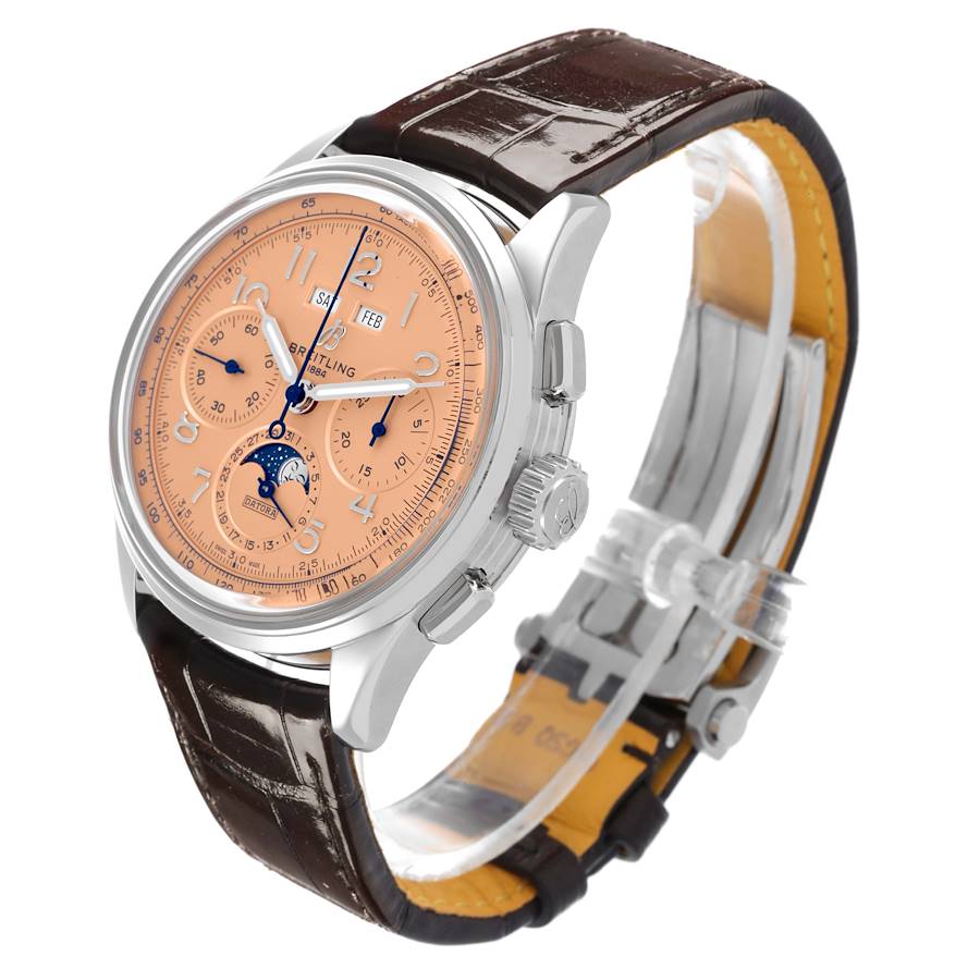 Breitling Premier B25 Datora 42 Steel Mens Watch AB2510