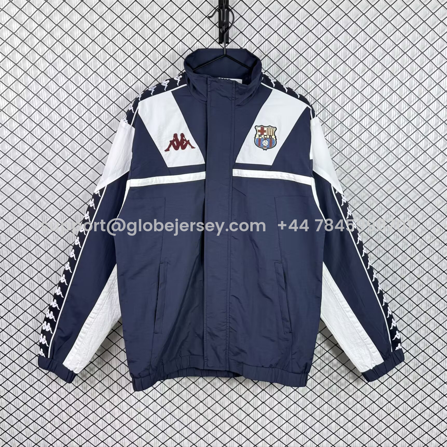 Retro Barcelona 1994-95 Windbreaker Jacket - Black