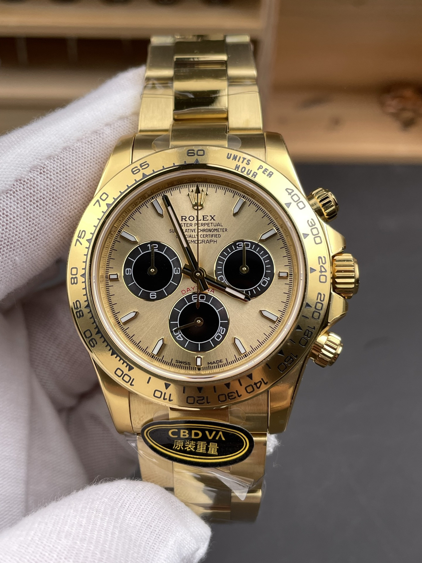 New Full Gold Daytona