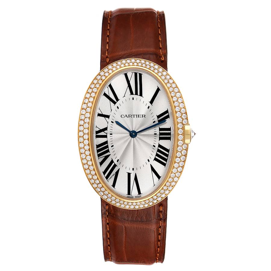 Cartier Baignoire XL Yellow Gold Diamond Ladies Watch WB520005