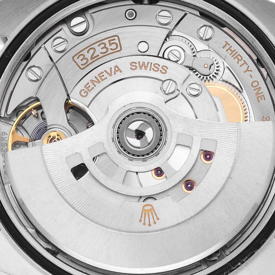 Rolex Datejust Steel Yellow Gold Golden Fluted Motif Dial Watch 126233