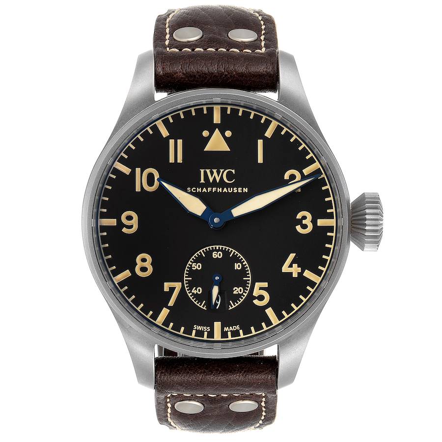 IWC Big Pilot Heritage Black Dial Titanium LE Mens Watch IW510301