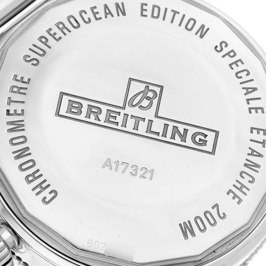 Breitling Superocean Heritage 42 Mesh Bracelet Mens Watch A17321
