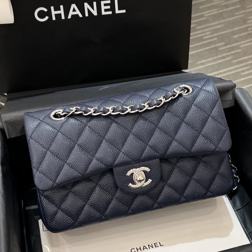 CHANEL Classic Flap 23cm Sea Blue