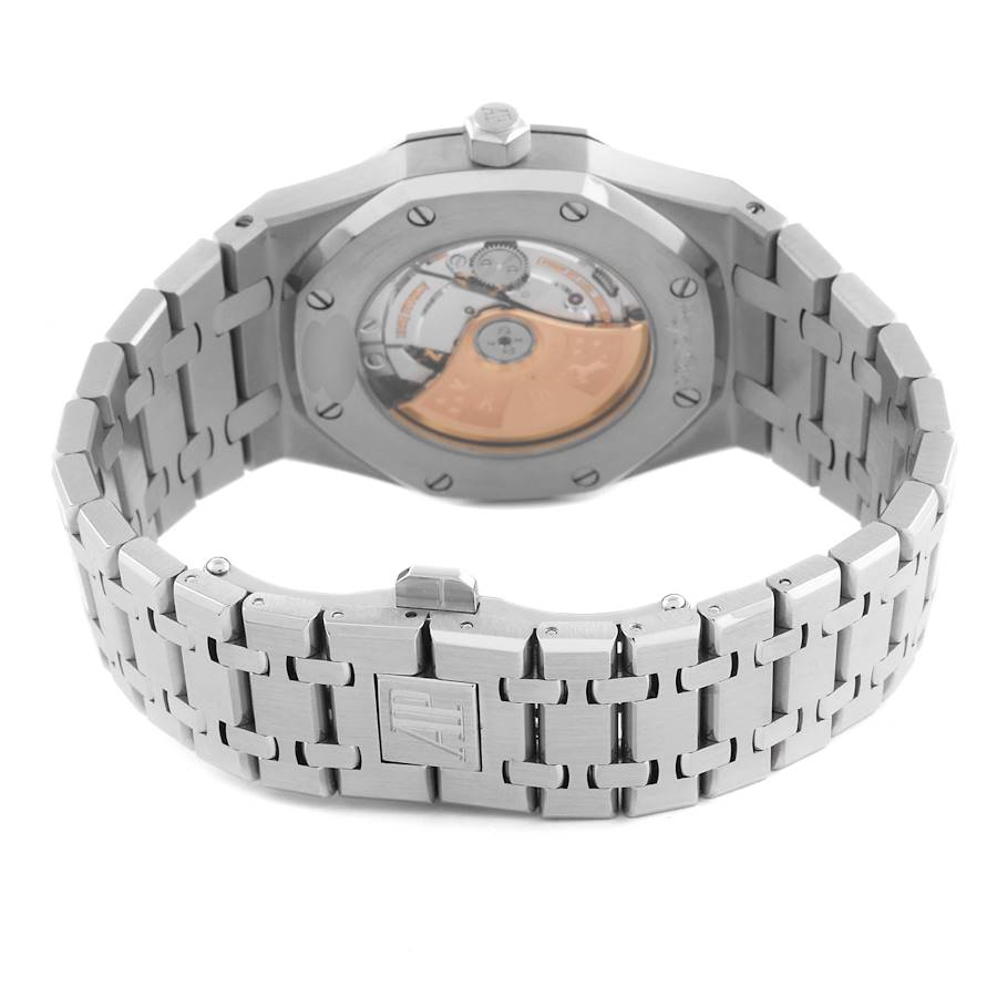 Audemars Piguet Royal Oak White Dial Steel Mens Watch 15300ST