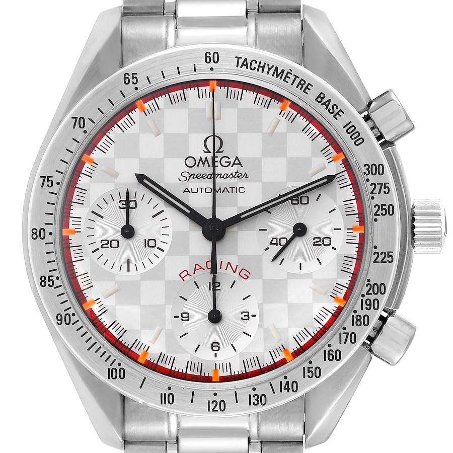 Omega Speedmaster Schumacher Racing Limited Edition Steel Mens Watch 3517.30.00 Card