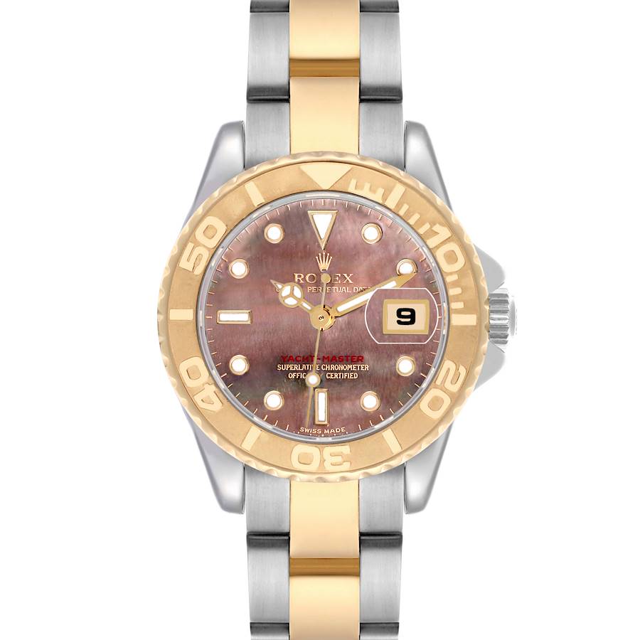 Rolex Yachtmaster 29 Steel Yellow Gold MOP Dial Ladies Watch 169623