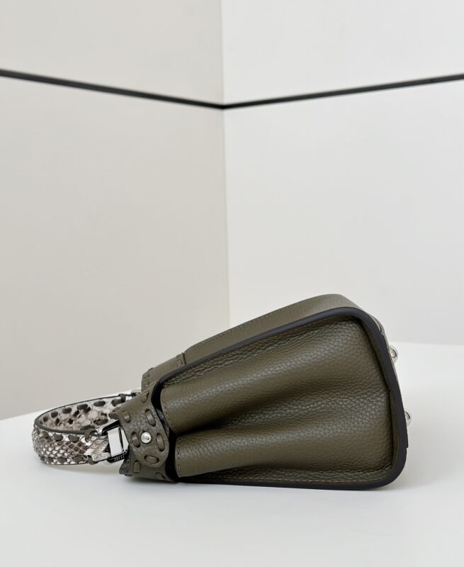 Replica Fendi Peekaboo Small Dark Grey