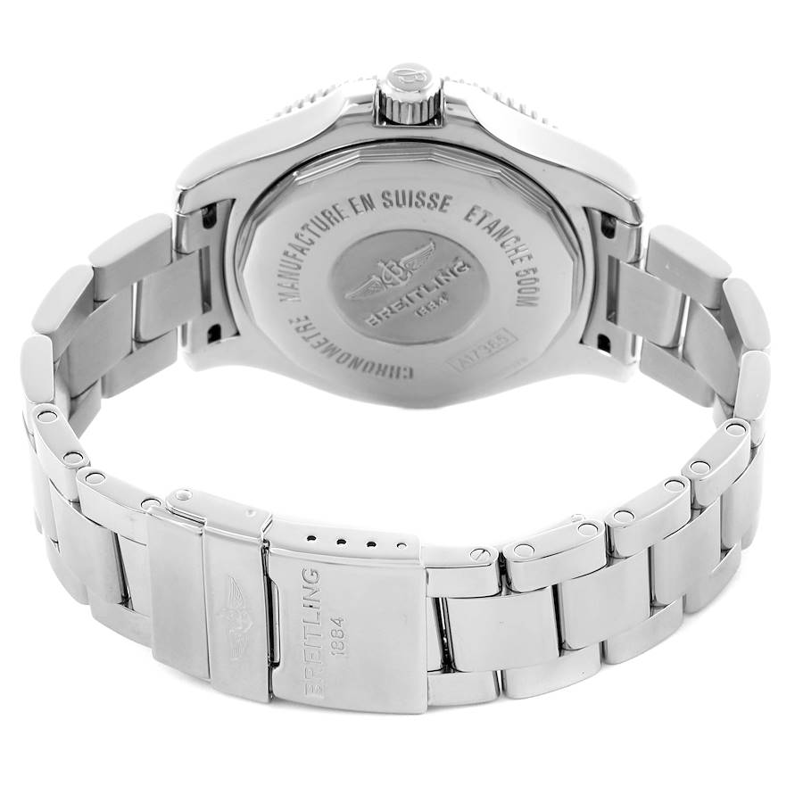 Breitling Superocean II Black Dial Steel Mens Watch A17365