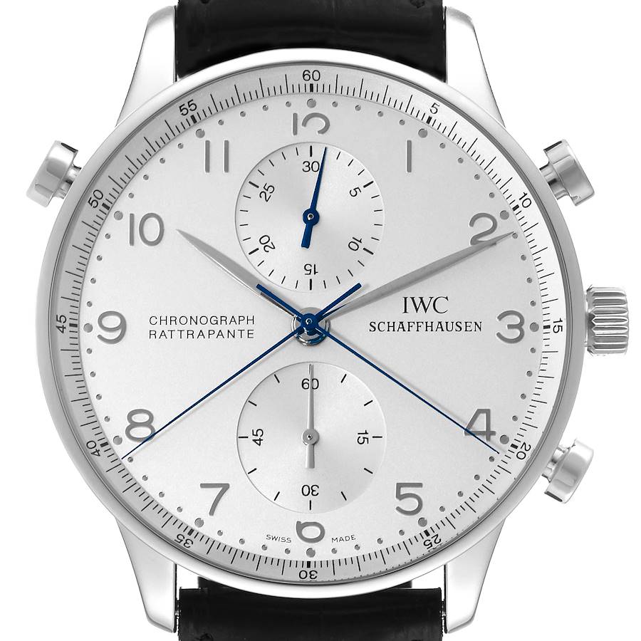 IWC Portuguese Chrono Rattrapante Platinum Limited 250 Mens Watch IW371205