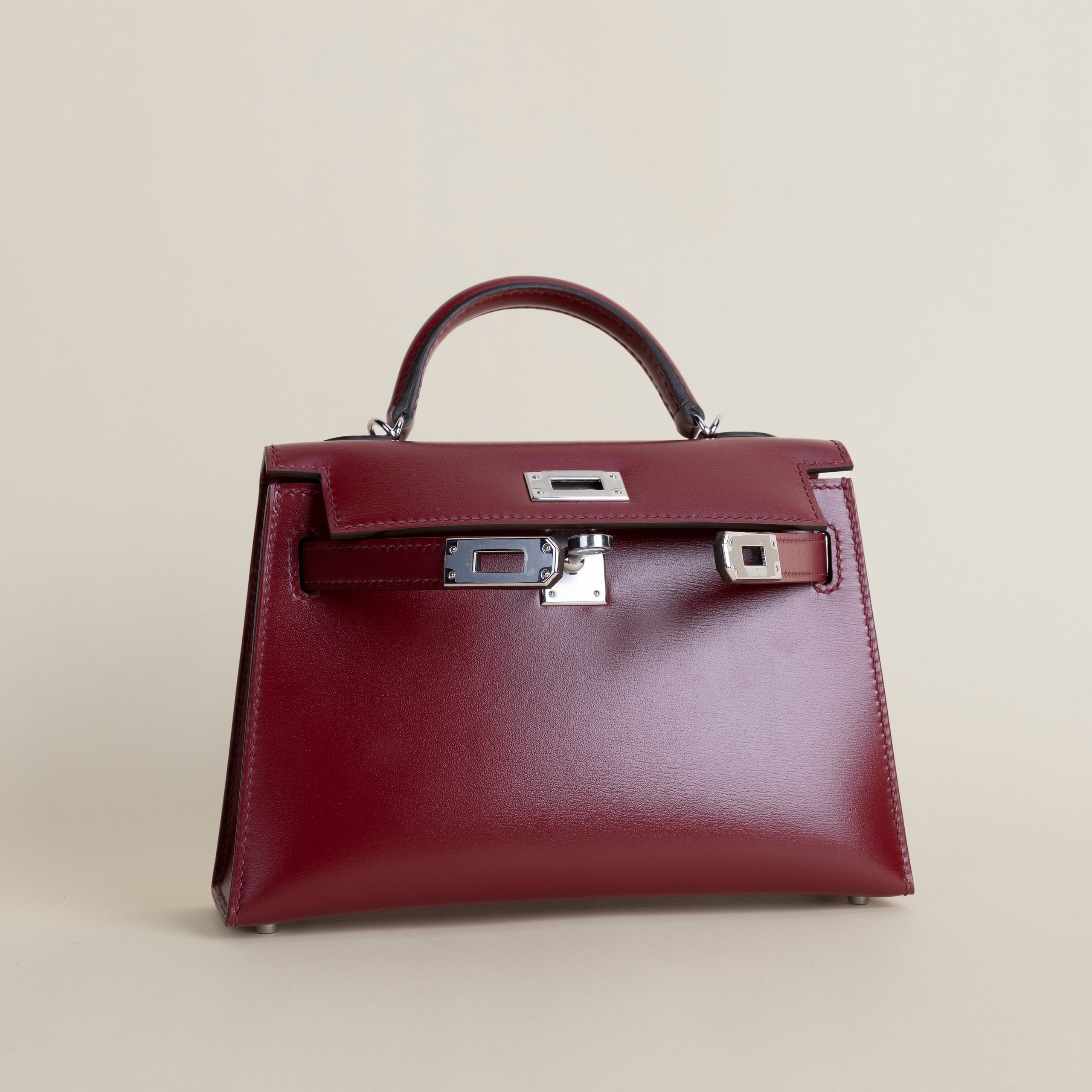 Kelly mini 2 box rouge H PHW