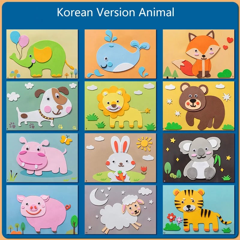 🔥LAST DAY 49% OFF-Cartoon EVA Sticker Toys - BUY 2 FREE SHIPPING