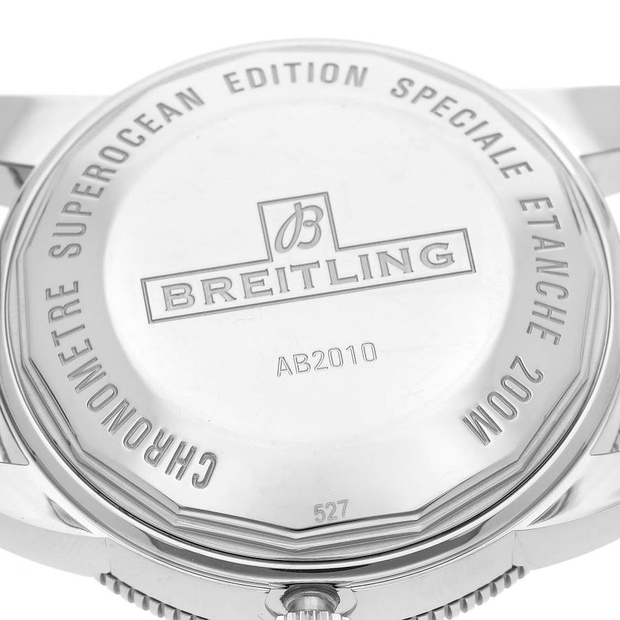 Breitling Superocean Heritage II 42 Black Dial Steel Watch AB2010