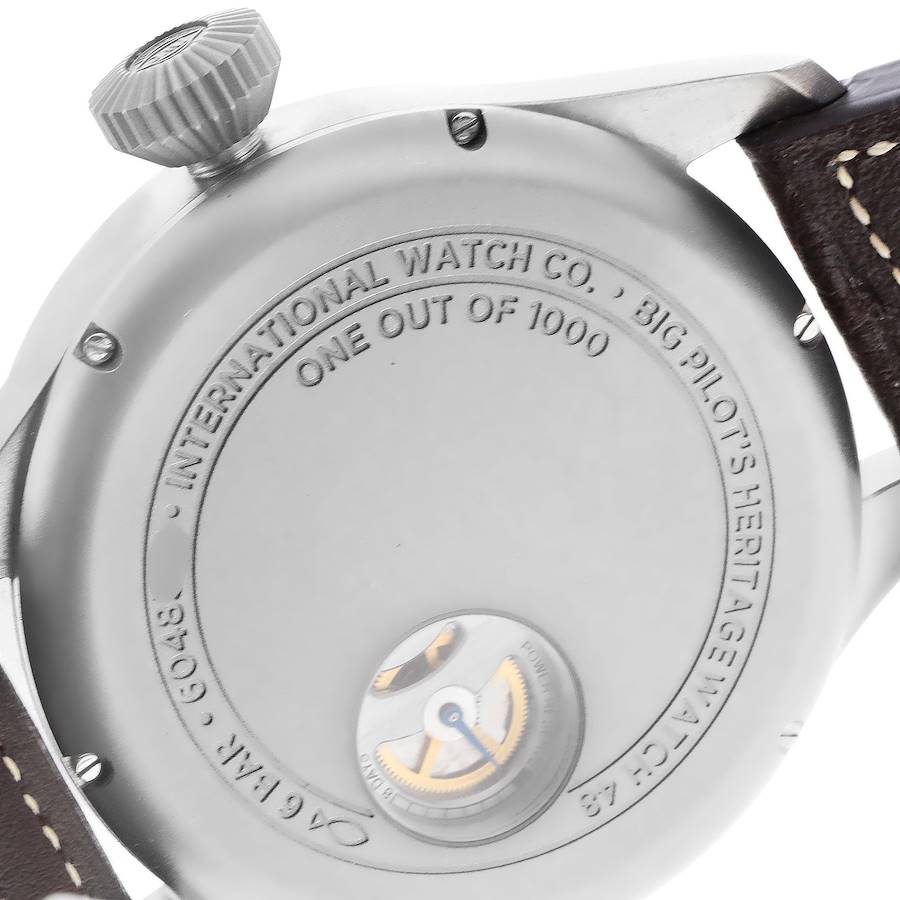 IWC Big Pilot Heritage Black Dial Titanium LE Mens Watch IW510301