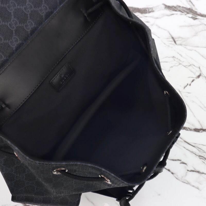 Replica Gucci GG Supreme Backpack Black