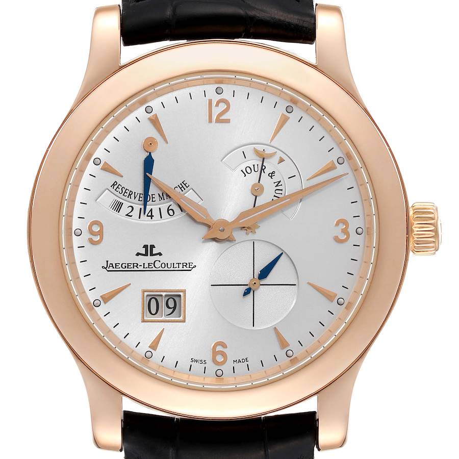 Jaeger LeCoultre Master Eight Days Rose Gold Watch 146.2.17.S Q1602420