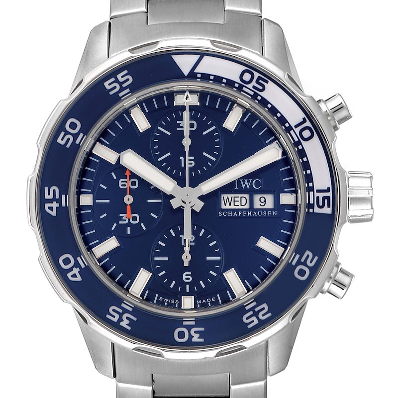 IWC Aquatimer Automatic Chrono Day Date Mens Watch IW376710