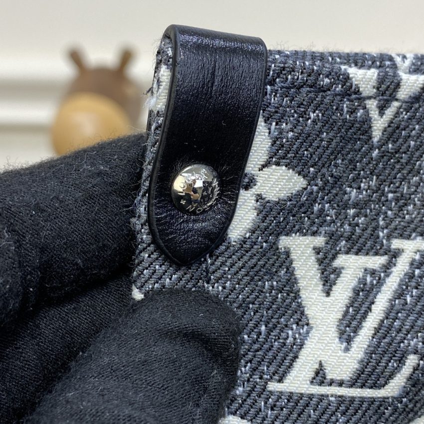 Replica LV Onthego Black Denim