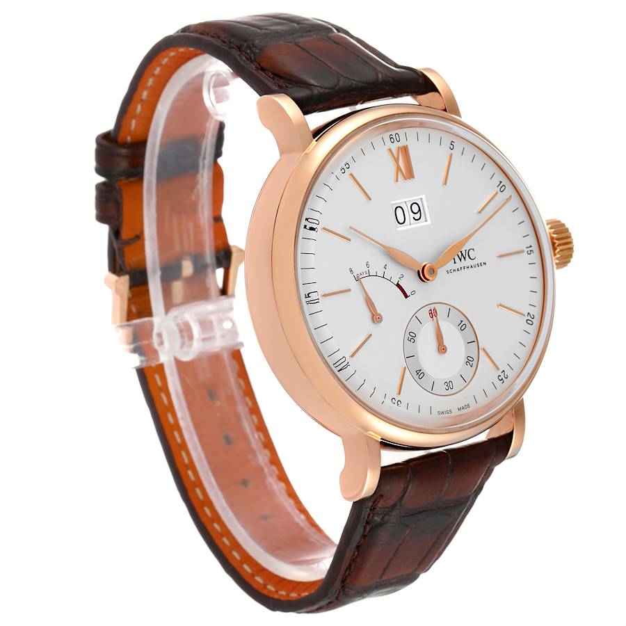 IWC Portofino 8 Days Power Reserve Rose Gold Mens Watch IW516102