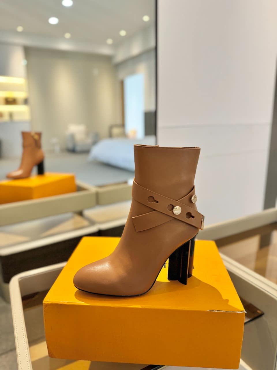 Louis Vuitton Silhouette Ankle Boot Brown