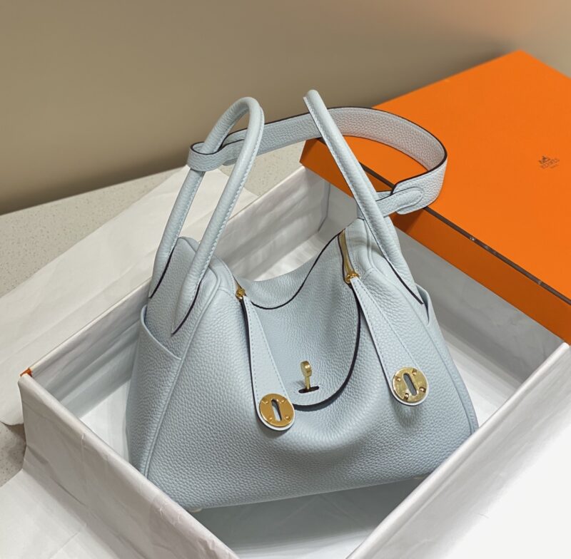 Replica Hermès Lindy Grail Blue